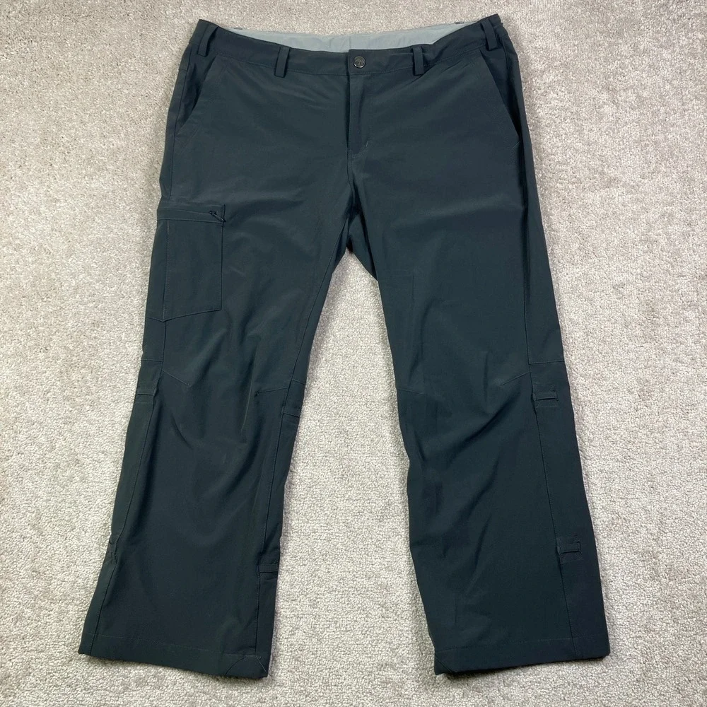 REI Co-op Activator Softshell Pants Women's 14 Petite Gray Hiking Stretch